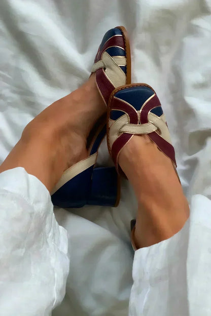 Amara | Bailarinas sin cordones tricolor