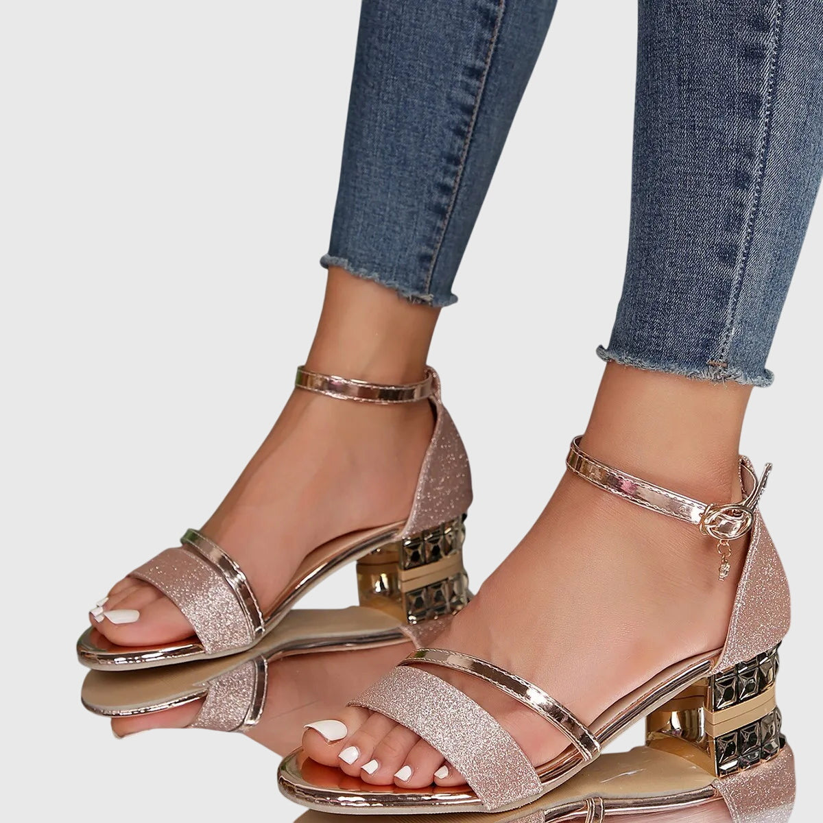 Alison™ | Sandalias ortopédicas de tacón