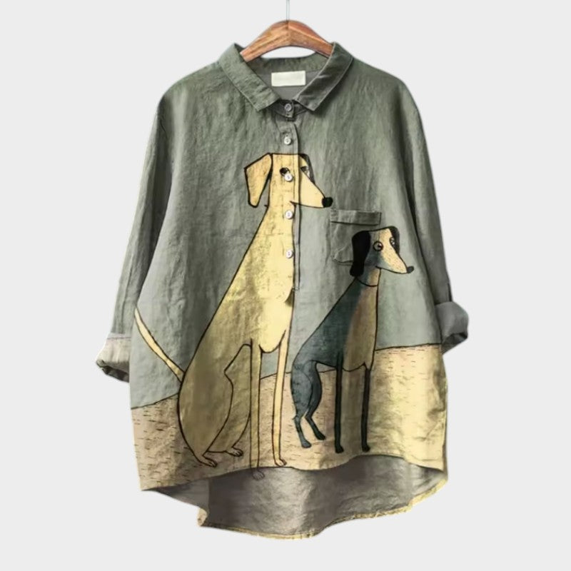 Ondine | Blusa divertida con estampado de animales