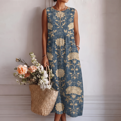Alberto™ | Vestido midi floral clásico