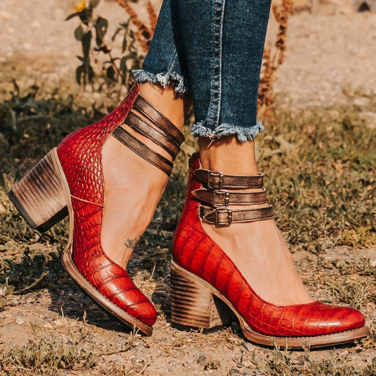 Elsa | Zapatos de tacón vintage sofisticados
