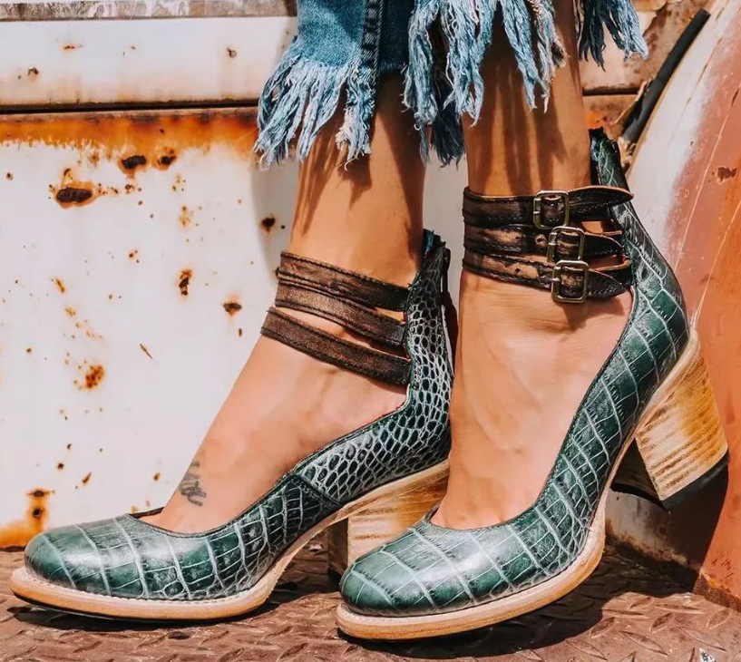 Elsa | Zapatos de tacón vintage sofisticados