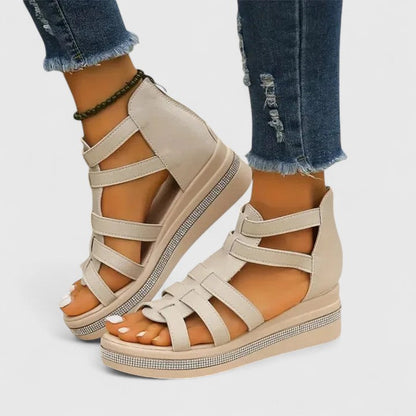 Kendall | Sandalias ortopédicas decoradas con pedrería